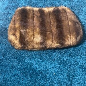 Vintage Faux Fur Clutch